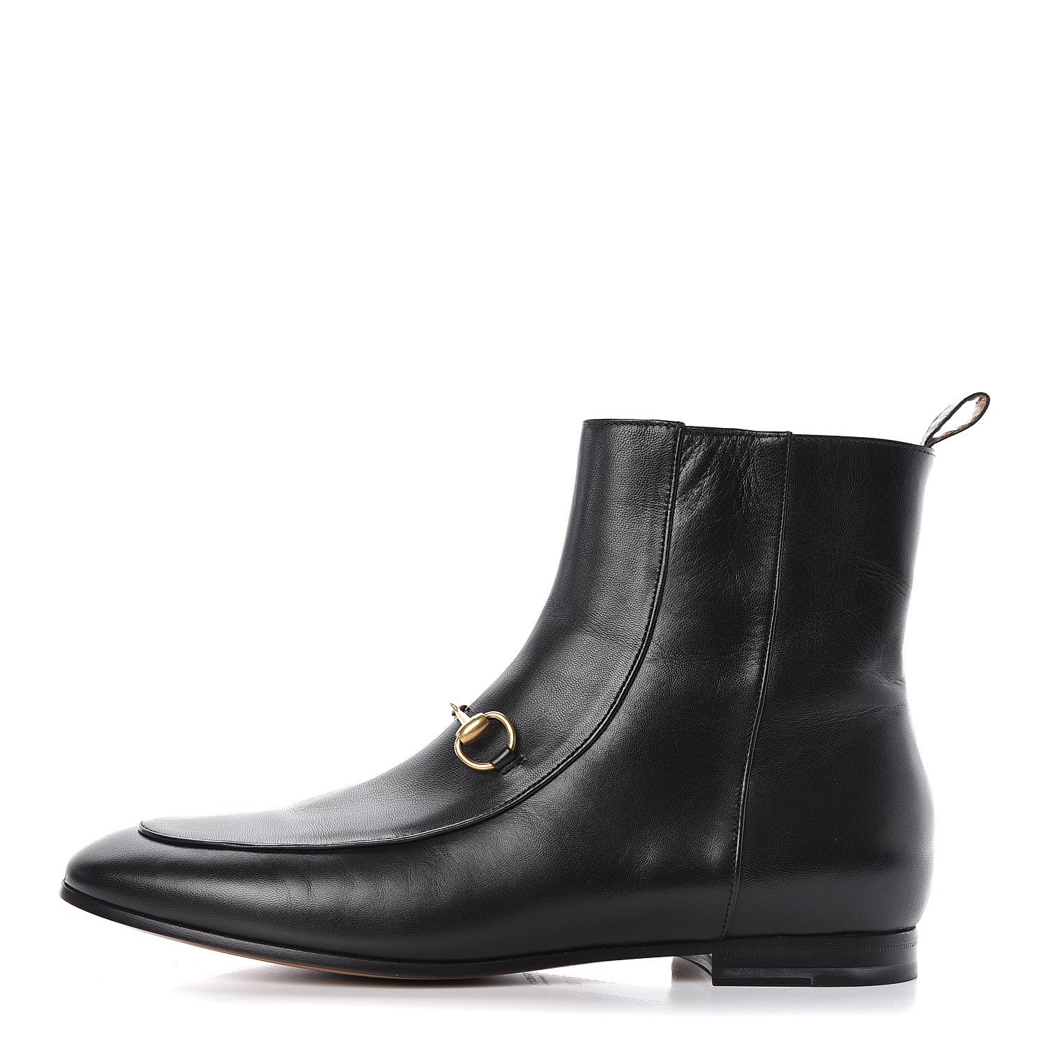 Gucci Malaga Kid Womens Jordaan Ankle Boots 39 Black 1 of 9