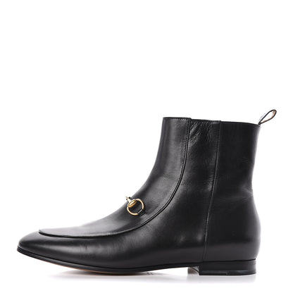 Gucci Malaga Kid Womens Jordaan Ankle Boots 39 Black 1 of 9