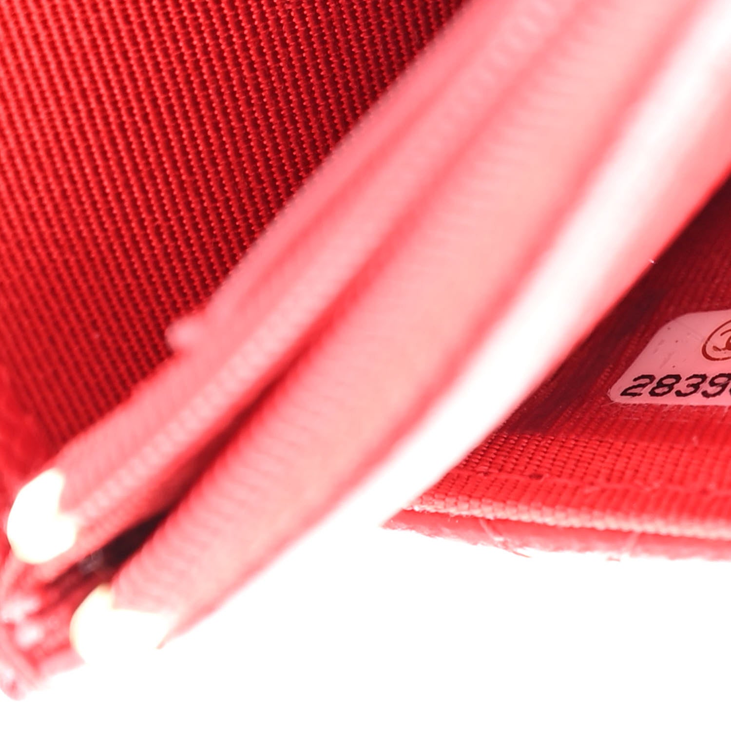 Chanel Caviar Quilted Wallet On Chain WOC Red 8 of 12