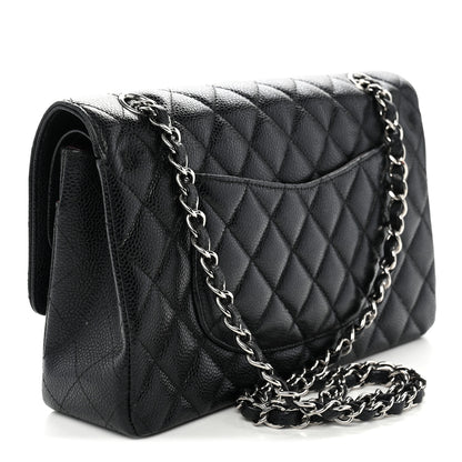 Chanel Caviar Quilted Medium Double Flap Black 3 of 11