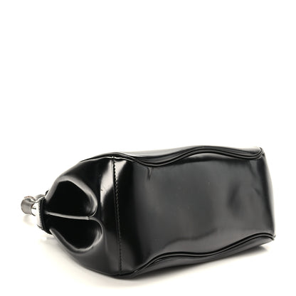 Gucci Regent Calfskin Bamboo Medium Lady Lock Top Handle Bag Black 4 of 10