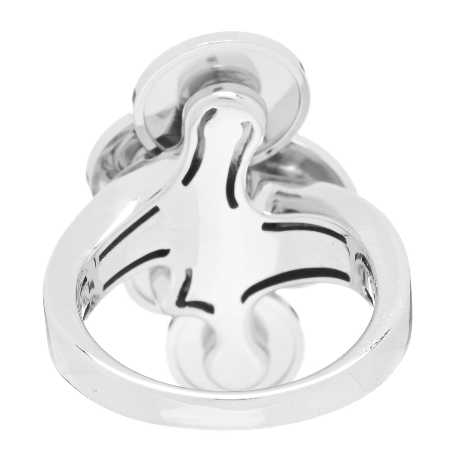 Bulgari 18K White Gold Cicladi Ring 50 5.25 3 of 4