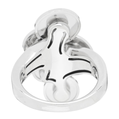 Bulgari 18K White Gold Cicladi Ring 50 5.25 3 of 4