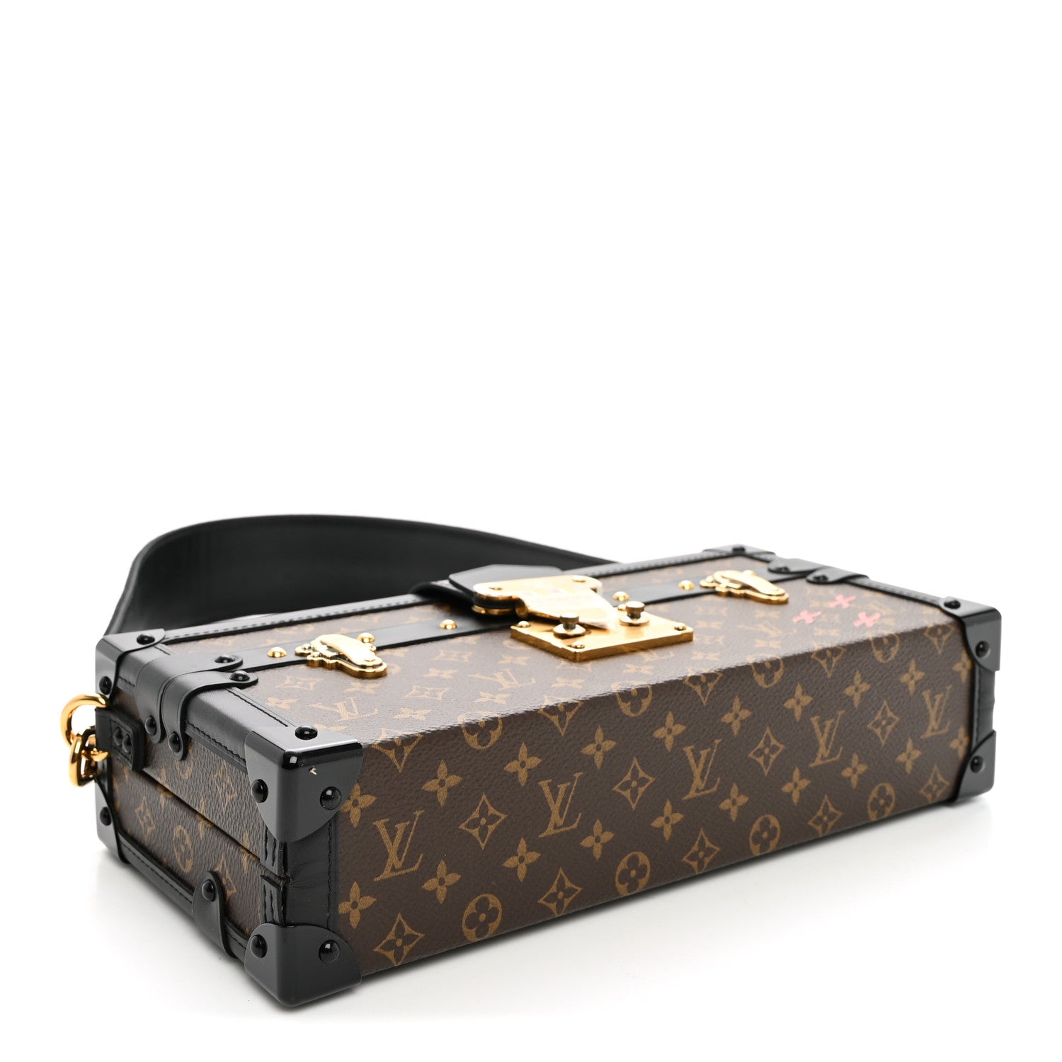 Louis Vuitton Monogram Petite Malle East West Black 4 of 9