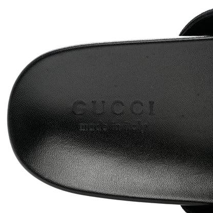 Gucci Nylon Calfskin Web Mens Thong Sandals 9 Green Red Black 7 of 15
