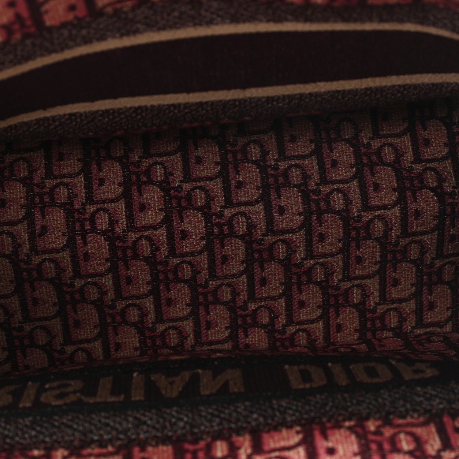 Christian Dior Oblique Medium Book Tote Burgundy Multicolor 5 of 11