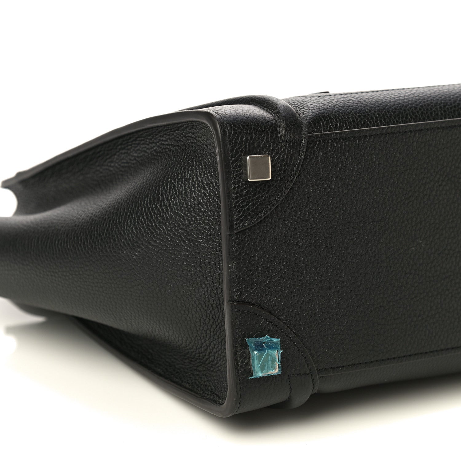 Celine Drummed Calfskin Micro Luggage Black 8 of 12