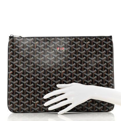Goyard Goyardine Senat Pochette GM Black 2 of 7