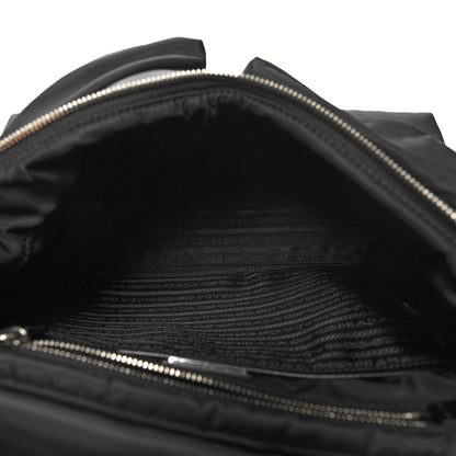 Prada Nylon Tessuto Nappa Symbols Signaux Hobo Bag Black 5 of 9