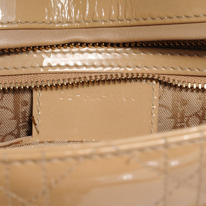 Christian Dior Patent Cannage Large Lady Dior Beige 9 of 9