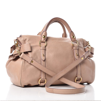 Miu Miu Vitello Medium Bow Bag Cammeo 3 of 27