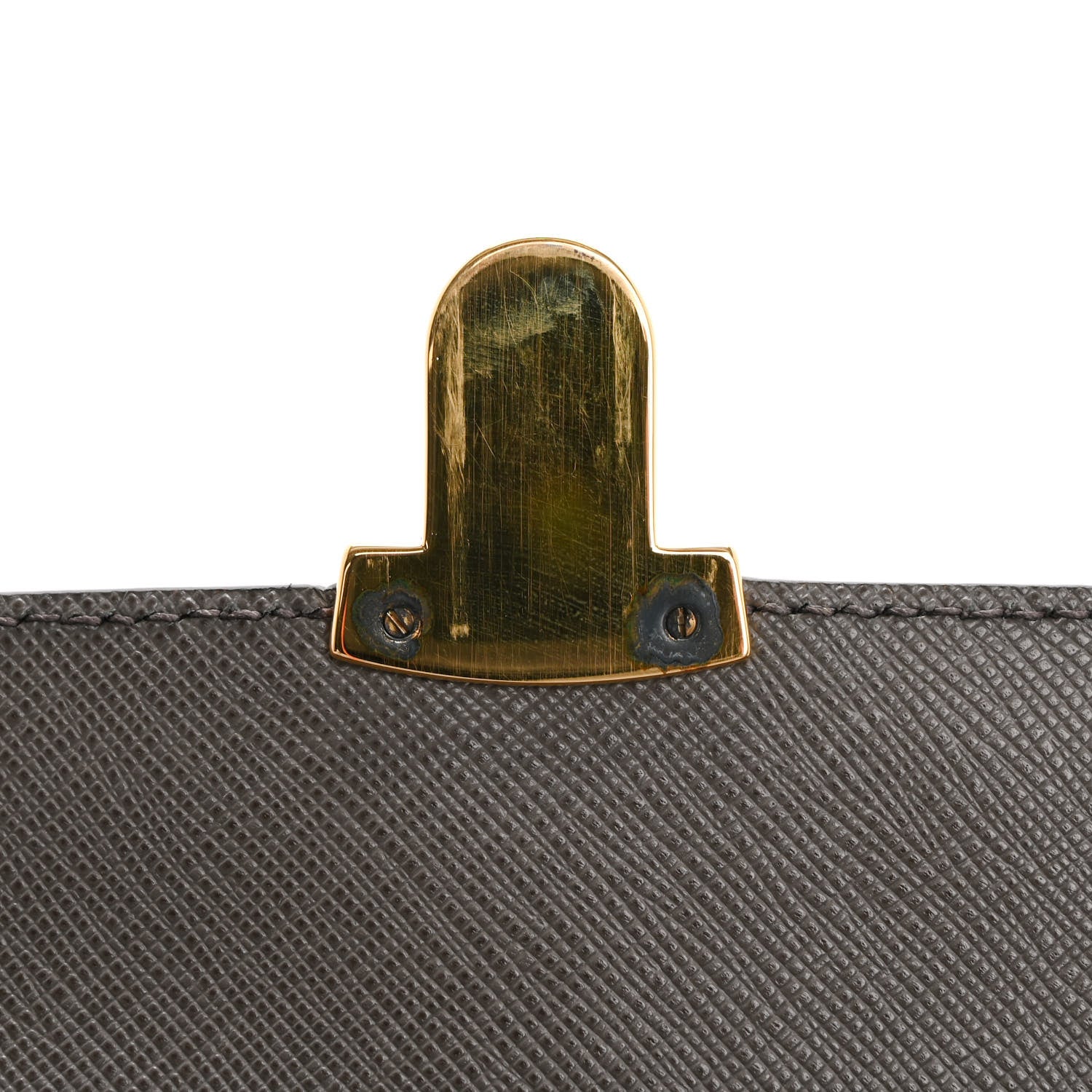 Prada Saffiano Clutch Pouch Grey 10 of 14