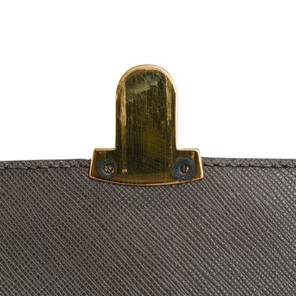 Prada Saffiano Clutch Pouch Grey 10 of 14