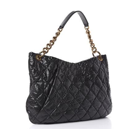 Chanel Iridescent Caviar Quilted Tote Black 3 of 12