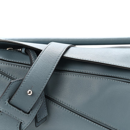 Loewe Calfskin Small Puzzle Bag Stone Blue 8 of 10