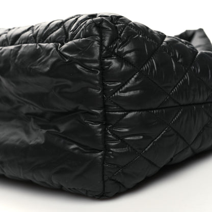 Chanel Nylon Quilted Small Coco Cocoon Tote Black 10 of 10