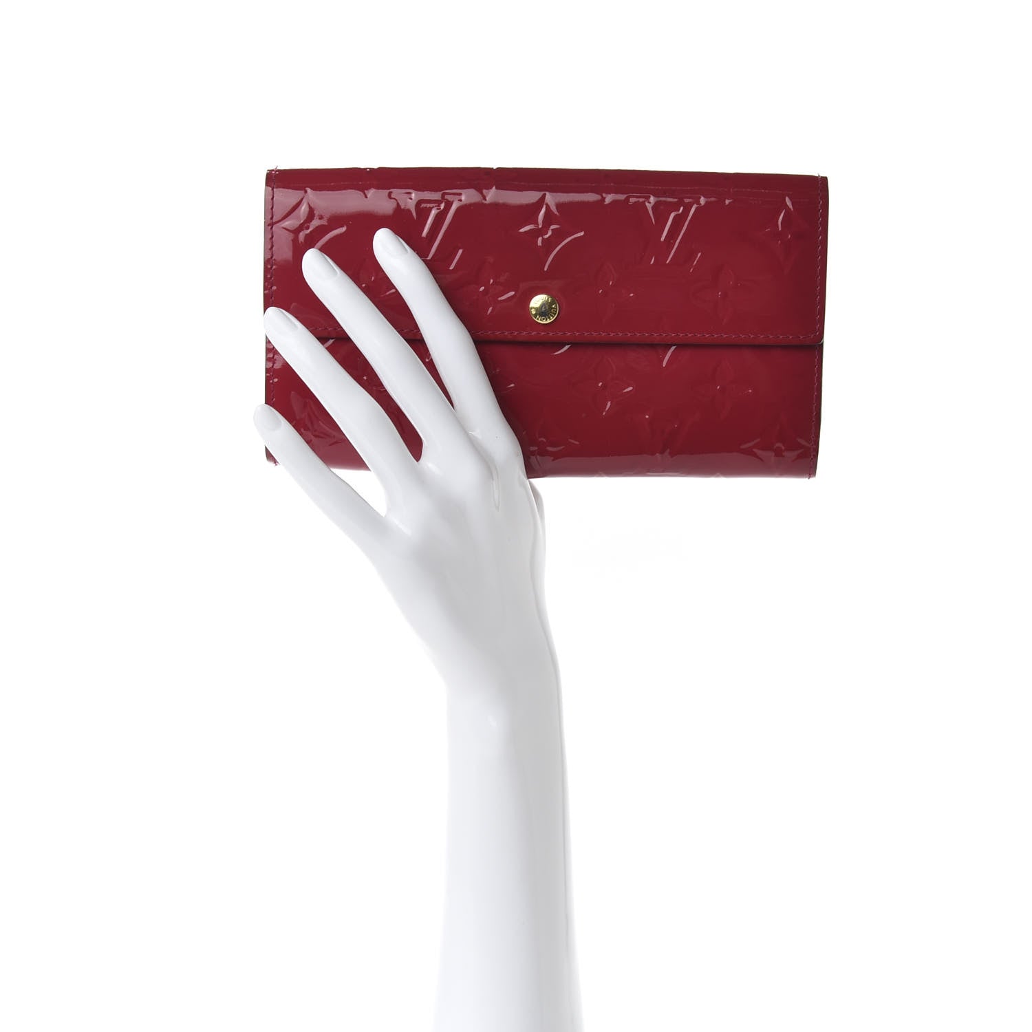 Louis Vuitton Vernis Sarah Wallet Rose Indien 2 of 7