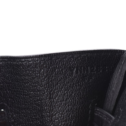 Hermes Togo Matte Alligator Birkin Touch 30 Black 9 of 32