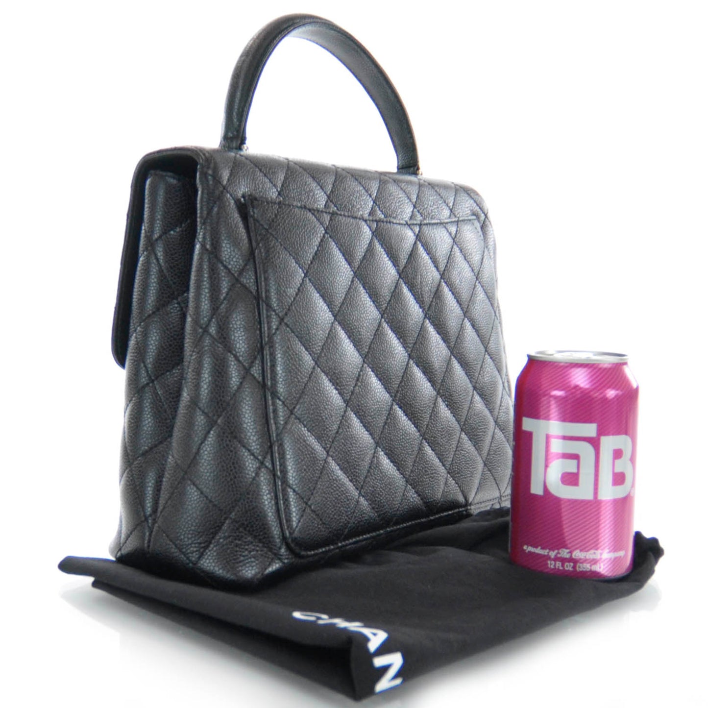 Caviar Kelly Flap Black