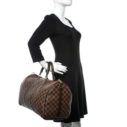 Louis Vuitton Damier Ebene Keepall Bandouliere 45 3 of 13