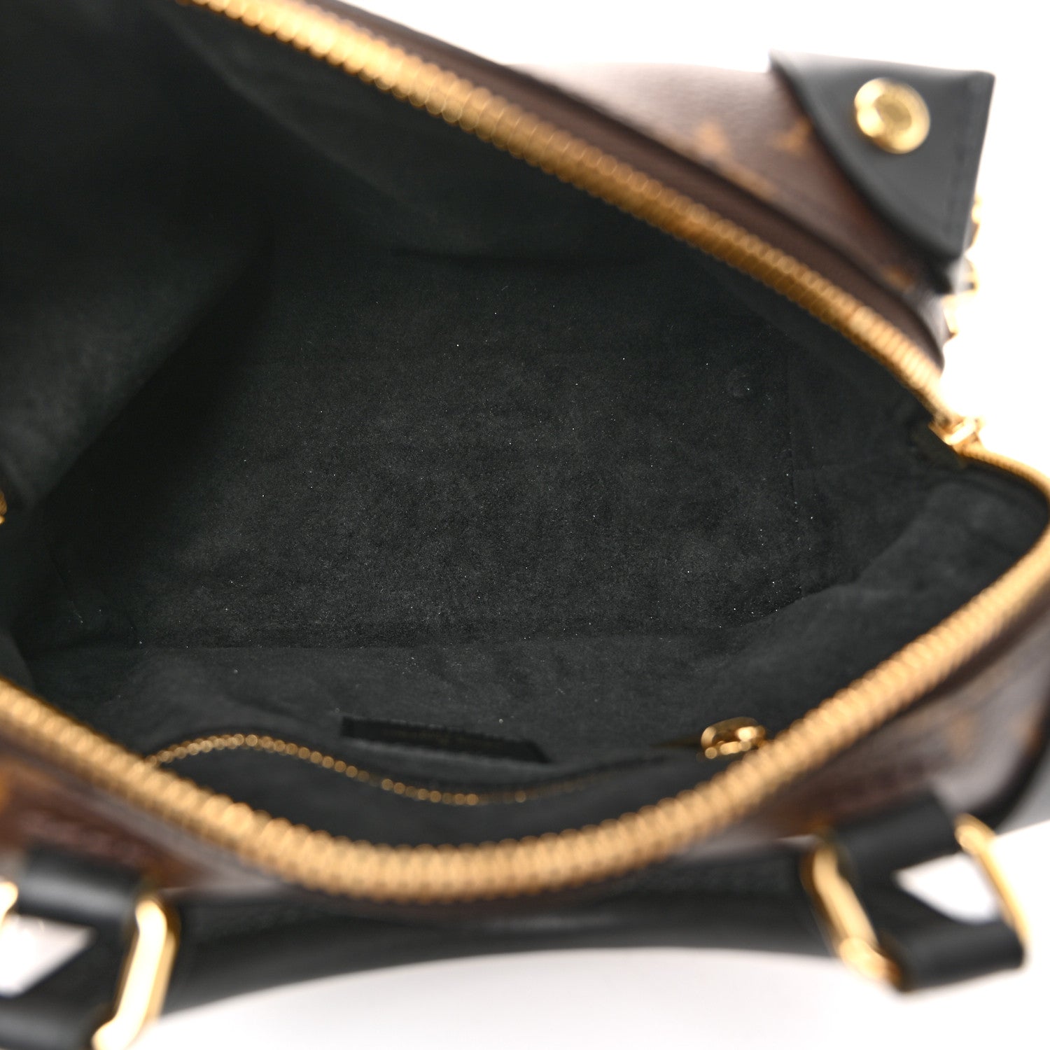 Louis Vuitton Monogram Petite Malle Souple Black 5 of 9