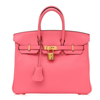 Hermes Swift Birkin 25 Rose Azalee 1 of 11