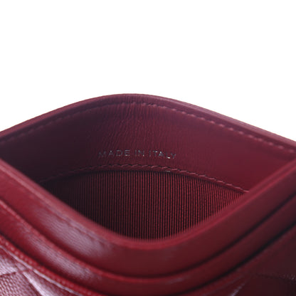 Chanel Caviar Quilted Card Holder Red 7 of 8