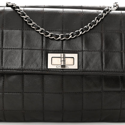 Chanel Lambskin Chocolate Bar Mademoiselle Flap Black 10 of 12