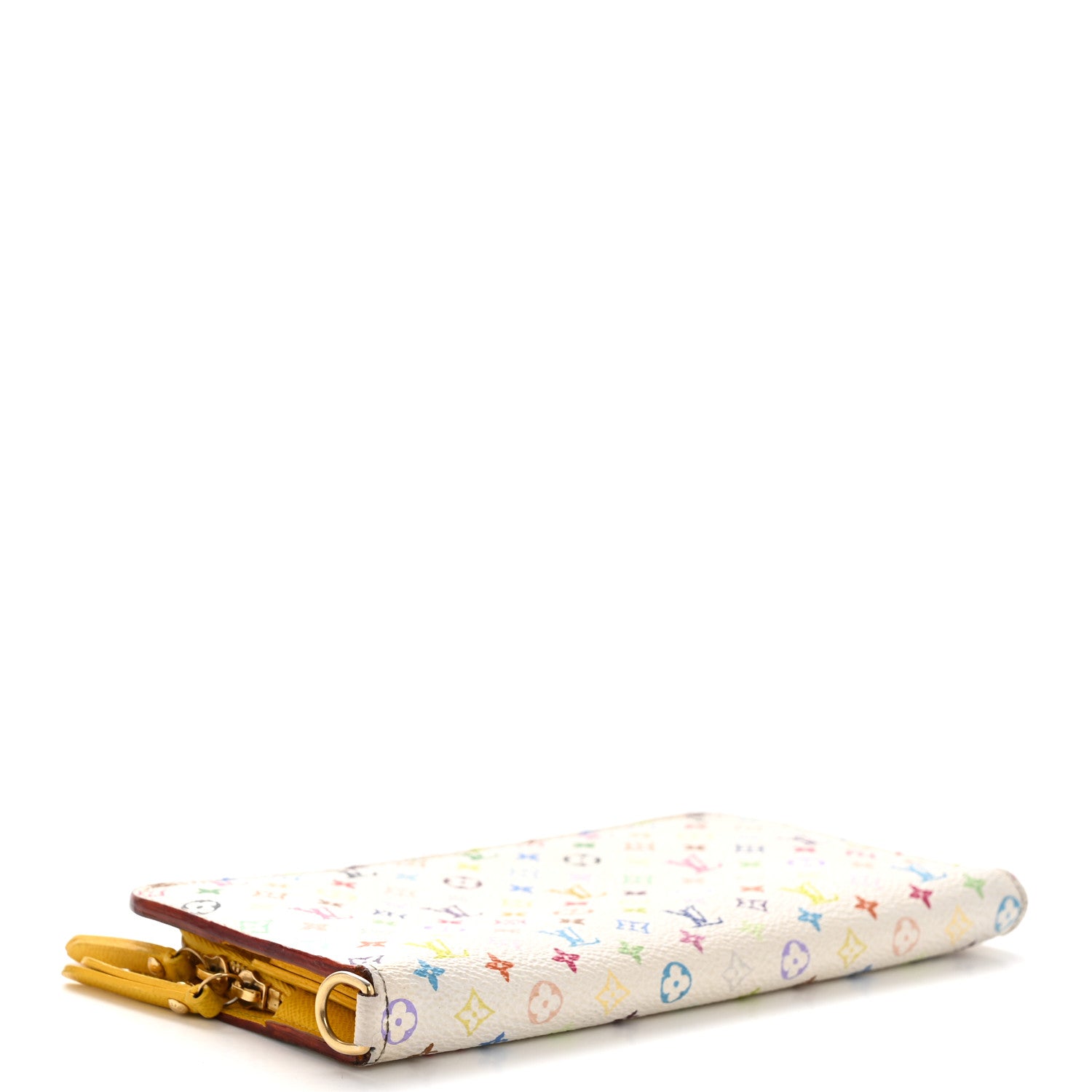 Louis Vuitton Monogram Multicolor Insolite Wallet White Citron 4 of 11