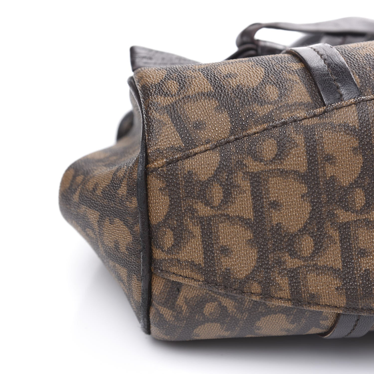Christian Dior Monogram Romantique Trotter Bag Brown 7 of 13
