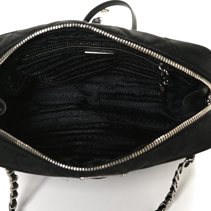 Prada Nylon Tessuto Impuntu Quilted Bandoliera Crossbody Bag Black 5 of 11