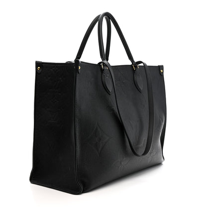 Louis Vuitton Empreinte Monogram Giant Onthego GM Black 3 of 14