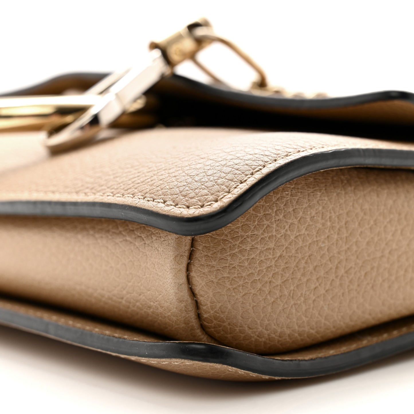 Calfskin Small Faye Shoulder Bag Blush