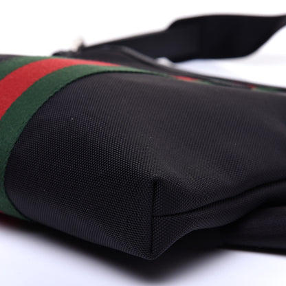 Gucci Techno Canvas Web Messenger Bag Black 7 of 13