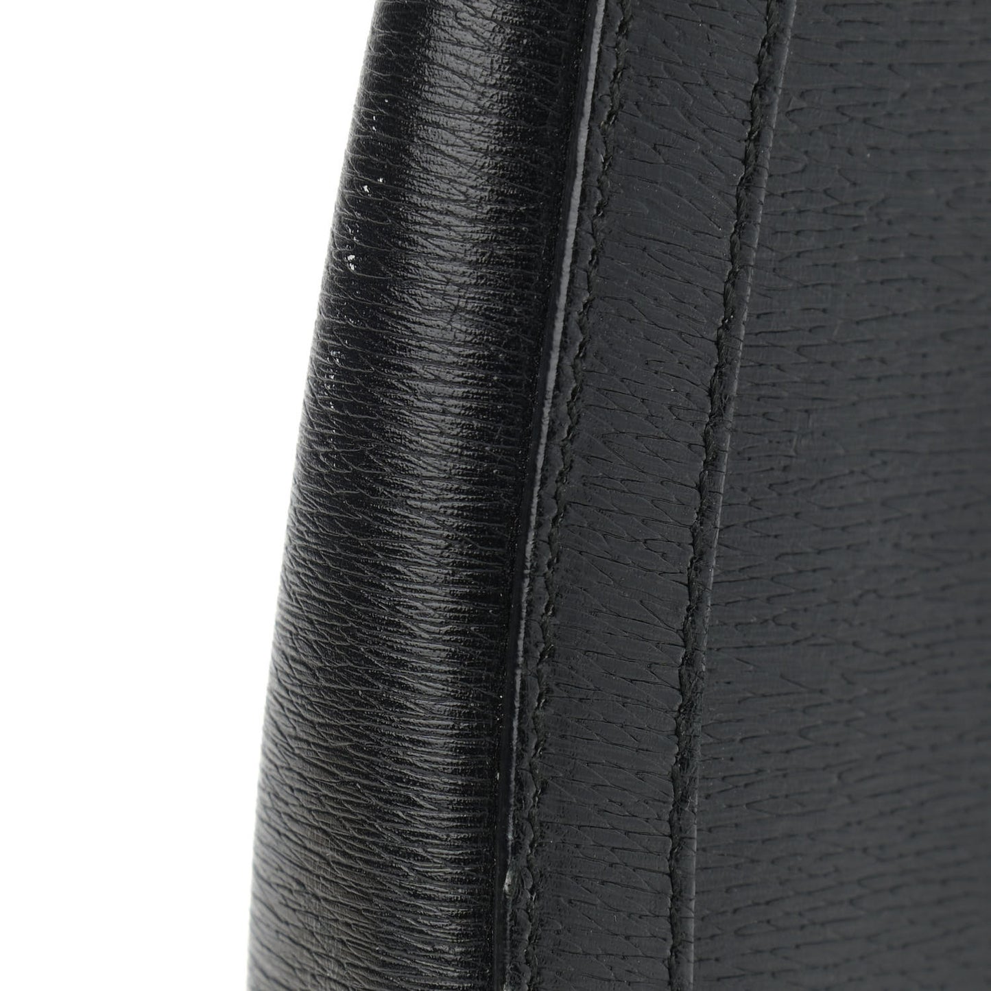 Calfskin G Buckle Shoulder Bag Black