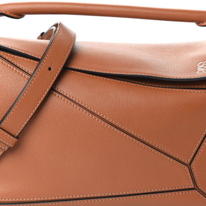 Loewe Calfskin Small Puzzle Bag Tan 9 of 9