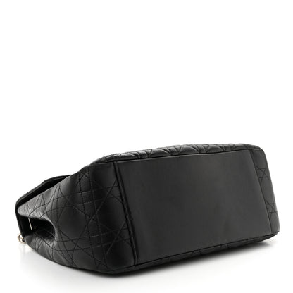 Christian Dior CHRISTIAN DIOR Lambskin Cannage Small Miss Dior Flap Black 4 of 10