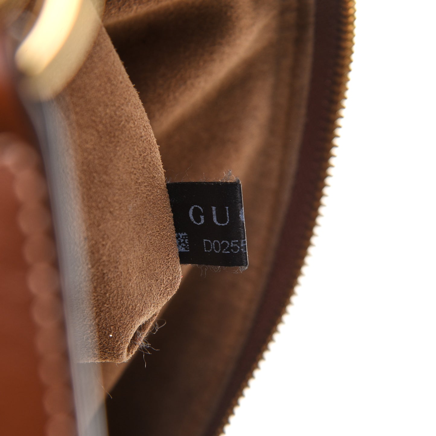 GG Supreme Monogram Large Linea A Hobo Light Brown