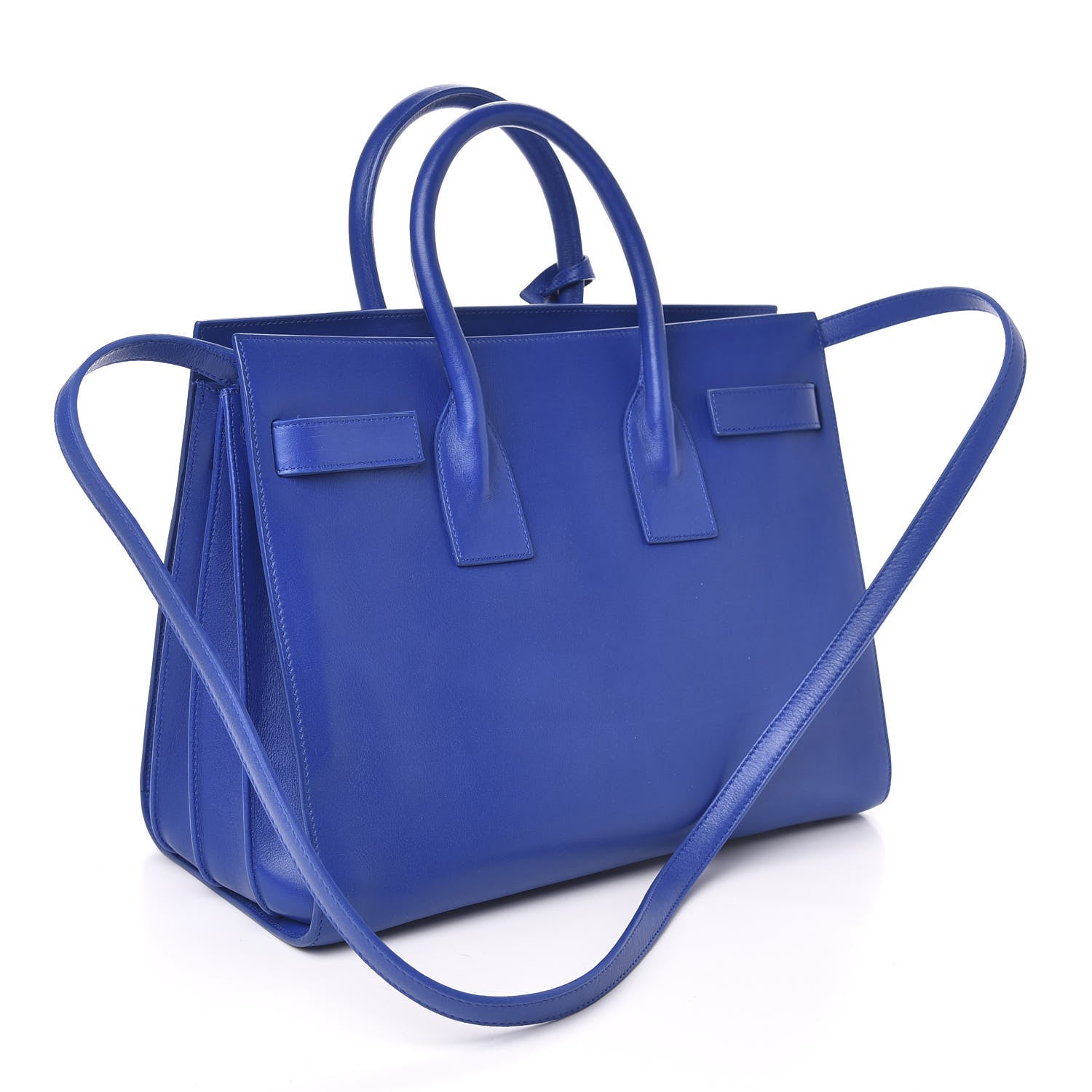 Saint Laurent Calfskin Small Sac De Jour Blue Majorelle 3 of 10