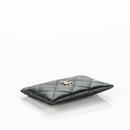 Chanel Caviar Quilted Card Holder Black 4 of 7