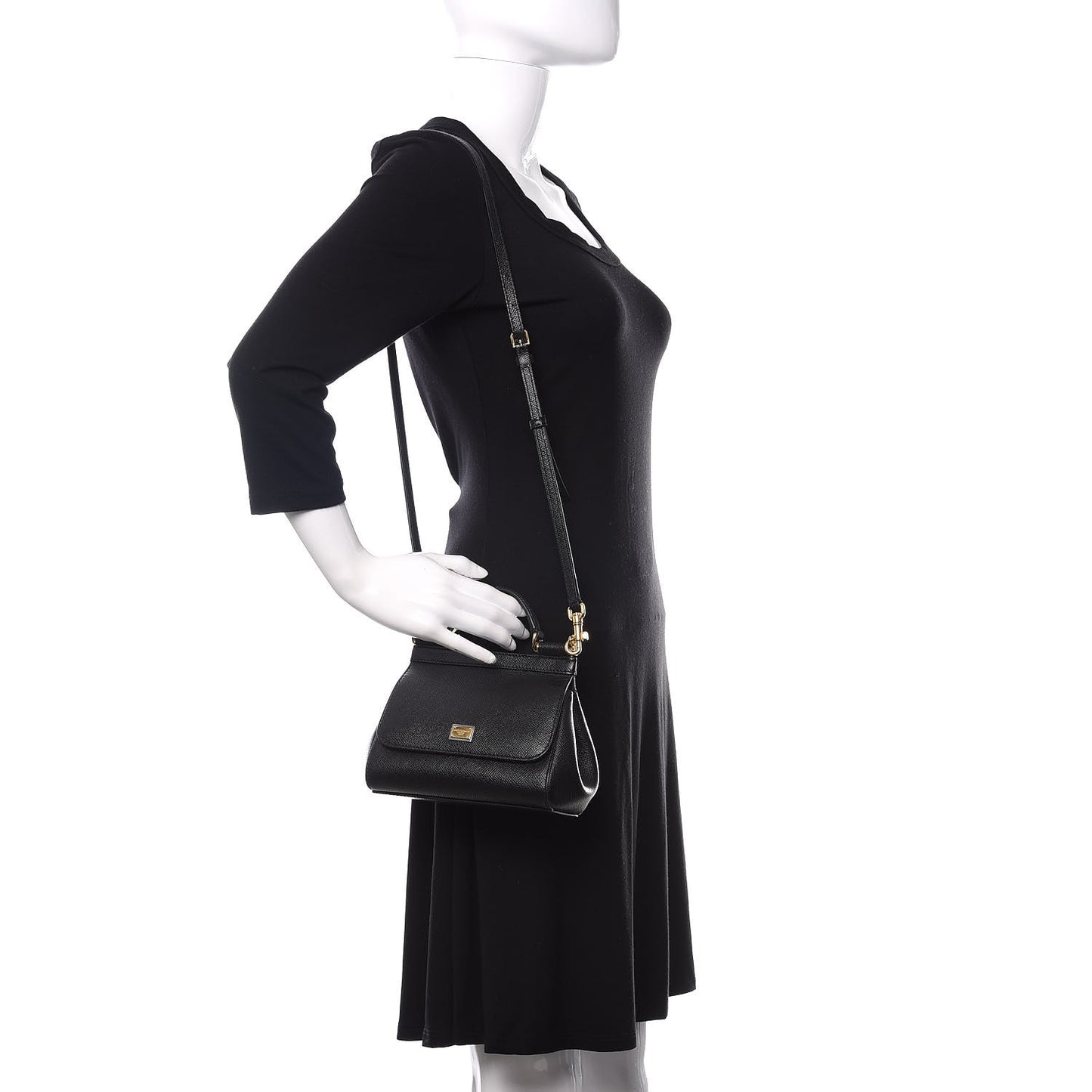 Dauphine Mini Miss Sicily Satchel Black
