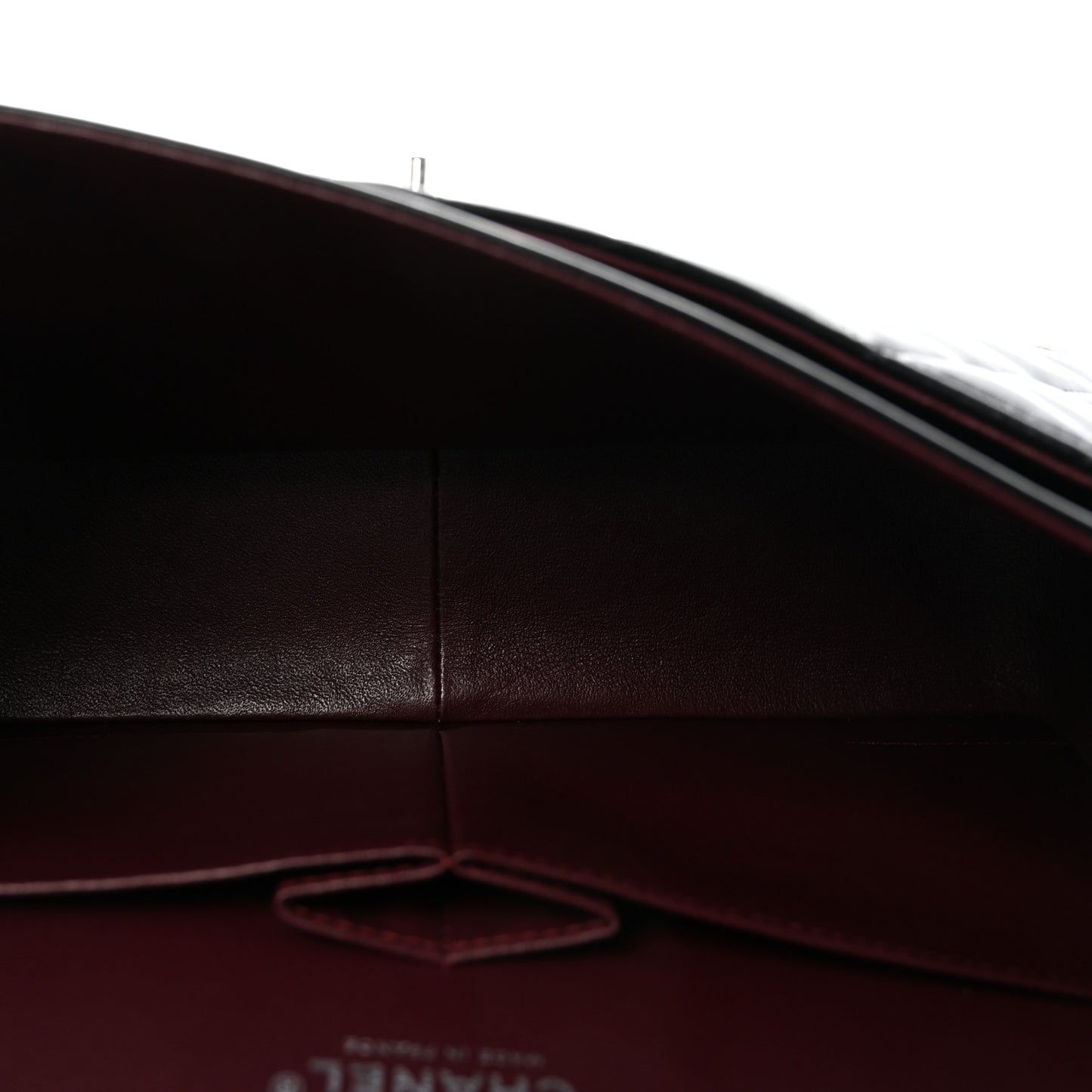 Lambskin Quilted Jumbo Double Flap Black