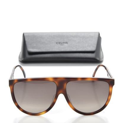 Celine Thin Shadow Sunglasses CL40006F Havana 7 of 7