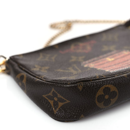Louis Vuitton Monogram Trunks and Locks Mini Pochette Accessories 7 of 8