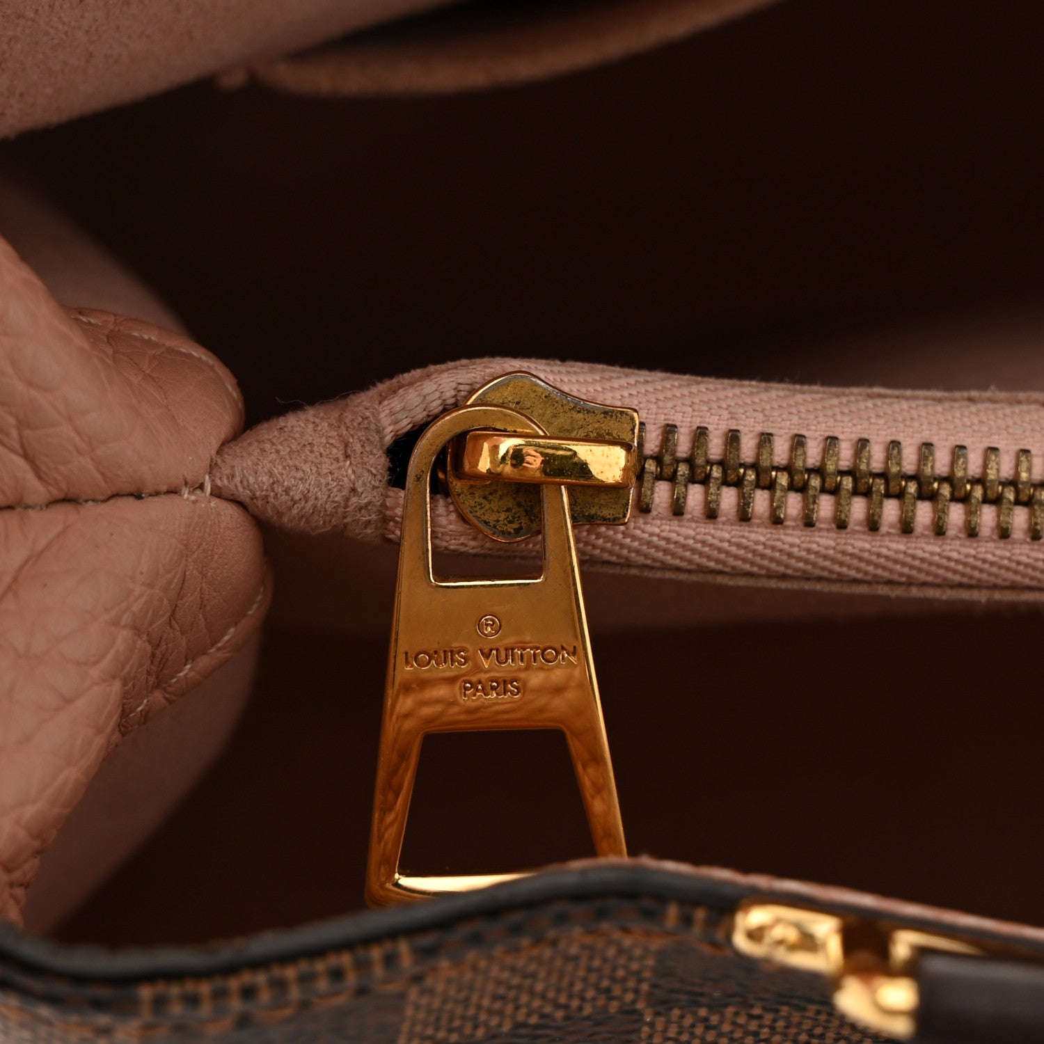 Louis Vuitton Damier Ebene Cuir Taurillon Brittany Magnolia 14 of 17