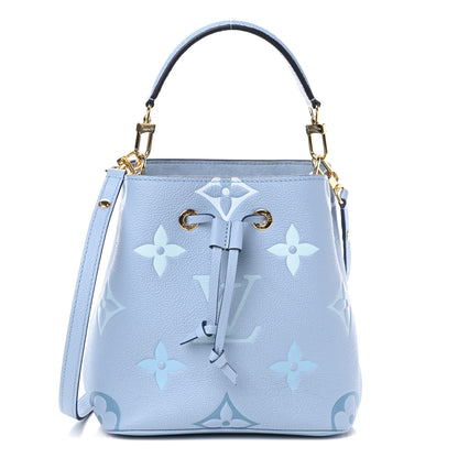 Louis Vuitton Empreinte Monogram Giant By The Pool Neonoe BB Summer Blue 1 of 9