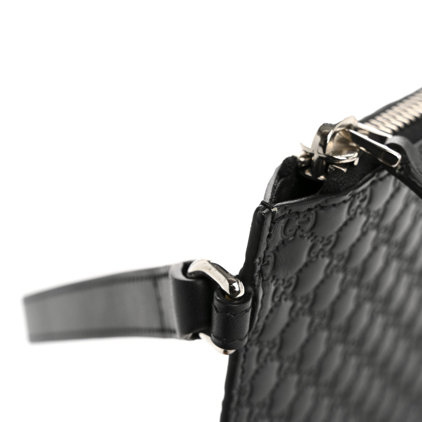 Microguccissima Clutch Black