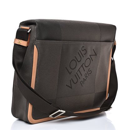 Louis Vuitton Damier Geant Messenger Bag Terre 2 of 11