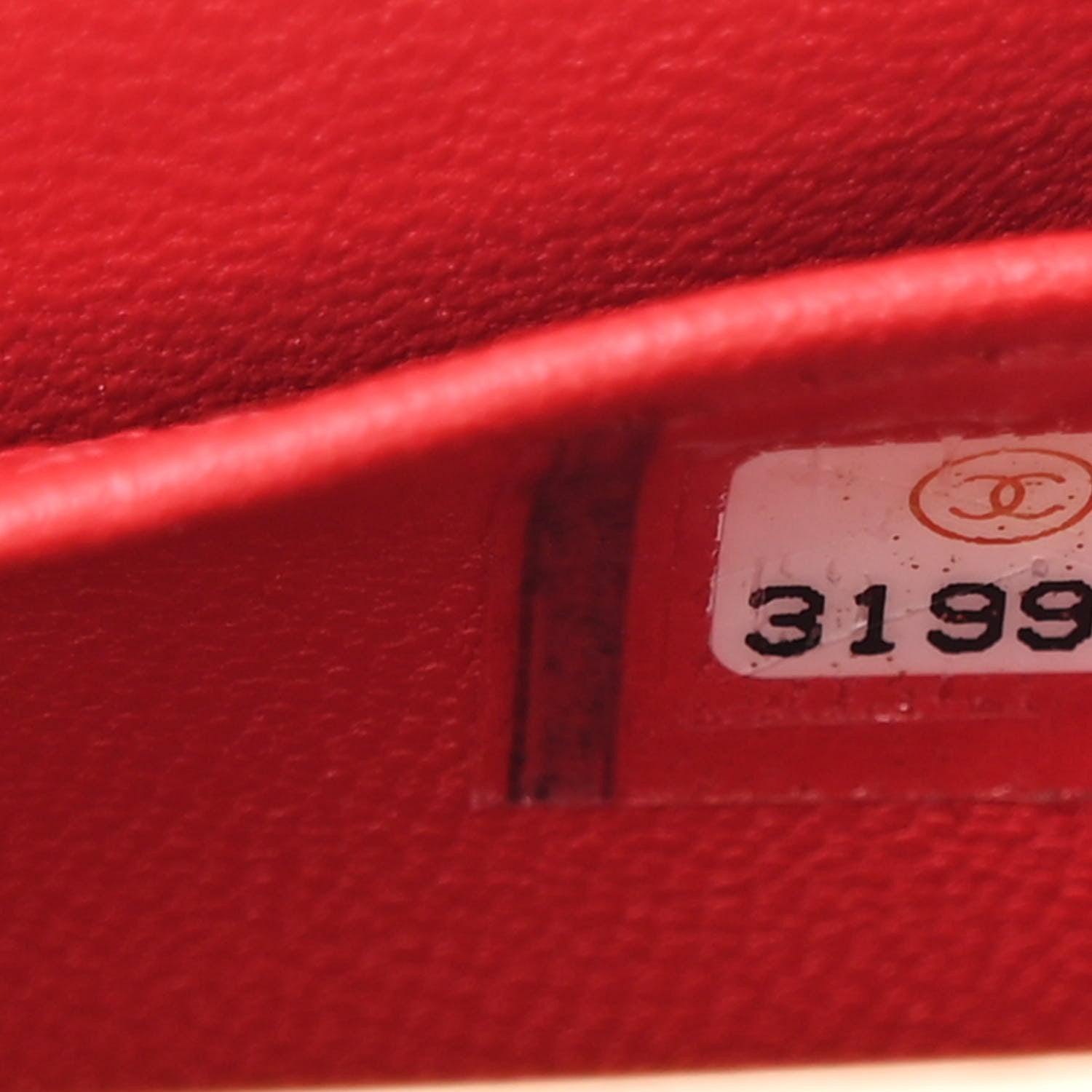 Chanel Lambskin Quilted Small Box With Chain Red 8 of 11