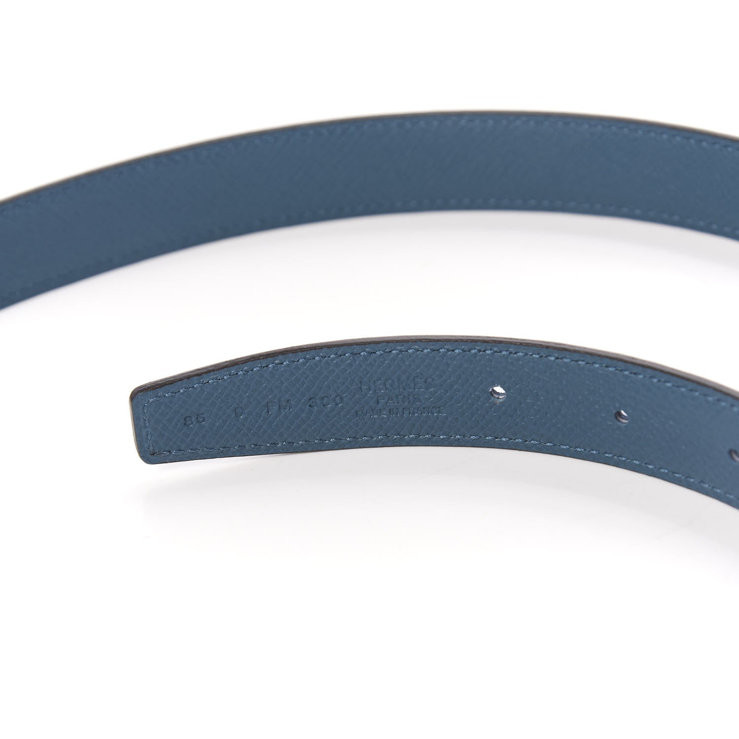 Hermes Swift Epsom 24mm Constance H Belt 85 Bleu Saphir Colvert 7 of 8